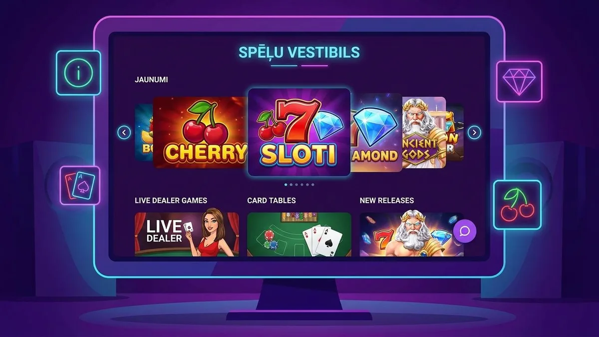 Kazino spēļu izvēle